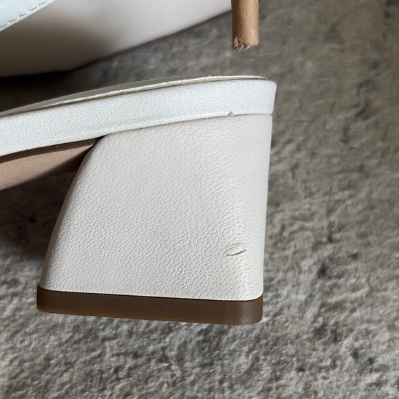 Elegant Women's Slingback Heels - Navy Blue, Cream, and Pink with green - Picture 8 of 8